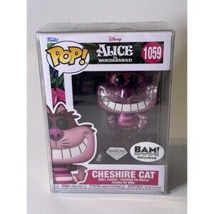 Funko - Alice Wonderland Cheshire Cat #1059 Diamond BAM Exclusive PROTECTOR